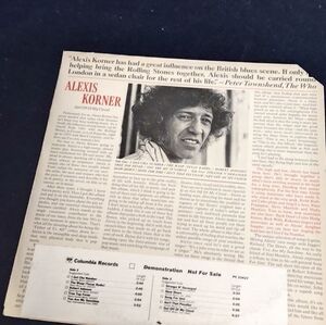 Alexis Korner Get Off My Cloud Record Album